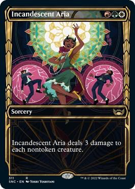 Incandescent Aria (Showcase) 311 card from Streets of New Capenna