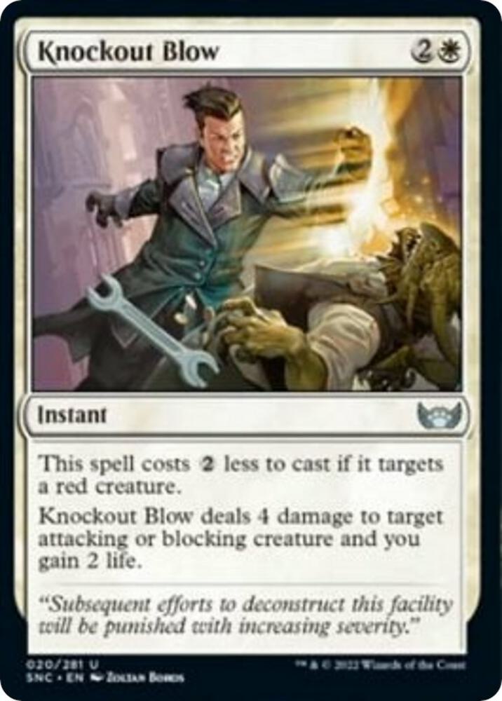 Knockout Blow 20 card from Streets of New Capenna