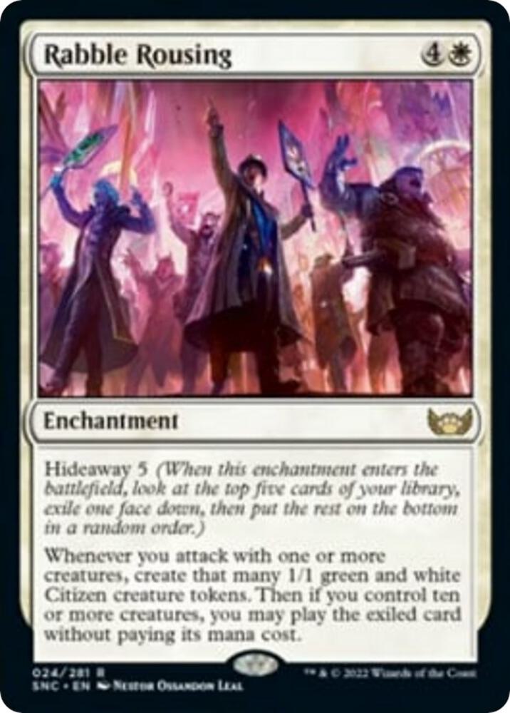 Rabble Rousing 24 card from Streets of New Capenna