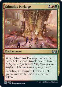 Stimulus Package 225 card from Streets of New Capenna