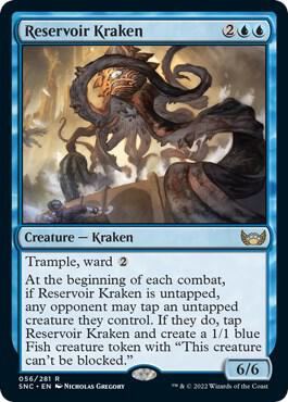 Reservoir Kraken 56 card from Streets of New Capenna