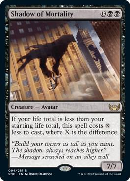 Shadow of Mortality 94 card from Streets of New Capenna