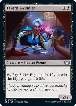 Tavern Swindler 96 card from Streets of New Capenna