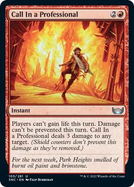 Call In a Professional 103 card from Streets of New Capenna