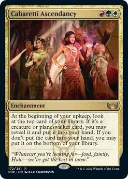 Cabaretti Ascendancy 172 card from Streets of New Capenna