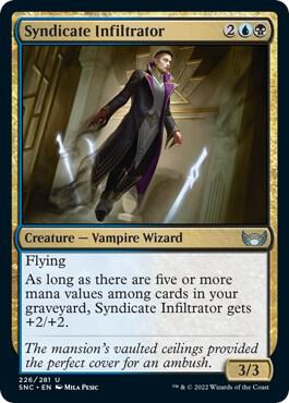 Syndicate Infiltrator 226 card from Streets of New Capenna