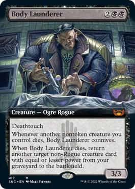Body Launderer (Extended Art) 417 card from Streets of New Capenna