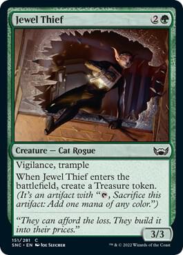 Jewel Thief 151 card from Streets of New Capenna