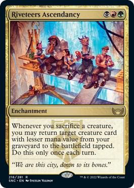 Riveteers Ascendancy 216 card from Streets of New Capenna