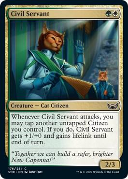 Civil Servant 176 card from Streets of New Capenna