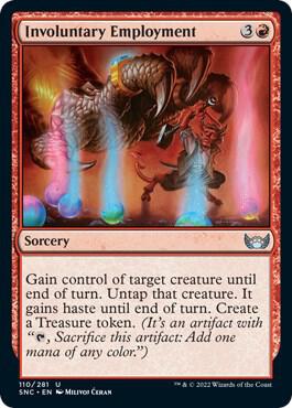 Involuntary Employment 110 card from Streets of New Capenna