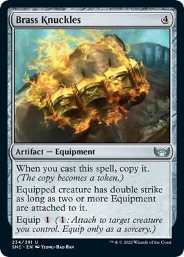 Brass Knuckles 234 card from Streets of New Capenna