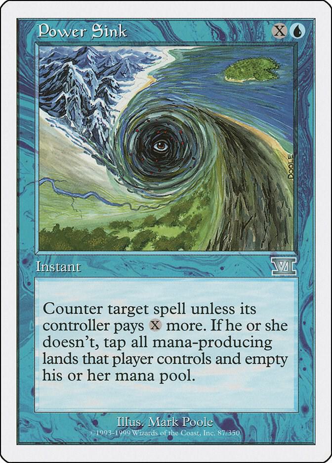 Power Sink 87 card from Classic Sixth Edition