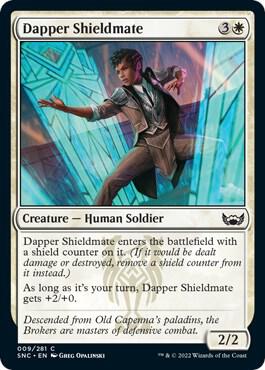 Dapper Shieldmate 9 card from Streets of New Capenna