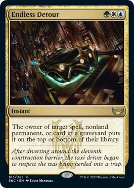 Endless Detour 183 card from Streets of New Capenna