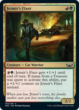 Jetmir's Fixer 194 card from Streets of New Capenna