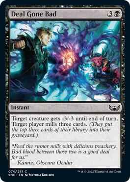 Deal Gone Bad 74 card from Streets of New Capenna