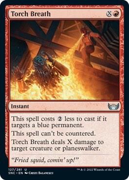 Torch Breath 127 card from Streets of New Capenna