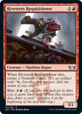 Riveteers Requisitioner 121 card from Streets of New Capenna