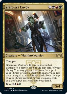 Ziatora's Envoy 232 card from Streets of New Capenna