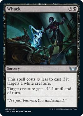 Whack 99 card from Streets of New Capenna