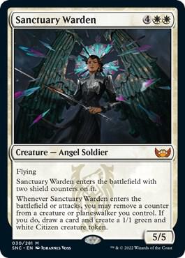 Sanctuary Warden 30 card from Streets of New Capenna