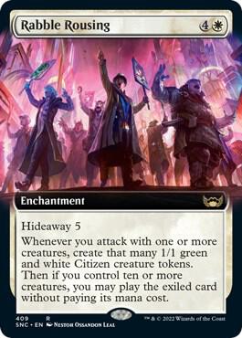 Rabble Rousing (Extended Art) 409 card from Streets of New Capenna