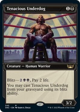 Tenacious Underdog (Showcase) 345 card from Streets of New Capenna