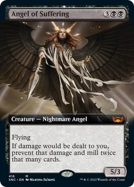 Angel of Suffering (Extended Art) 416 card from Streets of New Capenna