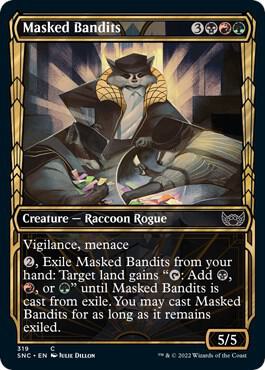 Masked Bandits (Showcase) 319 card from Streets of New Capenna