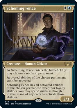 Scheming Fence (Showcase) 349 card from Streets of New Capenna