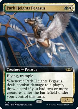 Park Heights Pegasus (Extended Art) 437 card from Streets of New Capenna