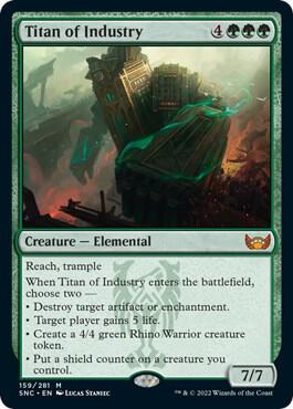 Titan of Industry 159 card from Streets of New Capenna
