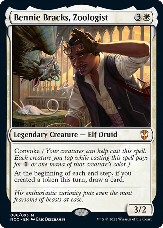Bennie Bracks, Zoologist 86 card from Commander: Streets of New Capenna