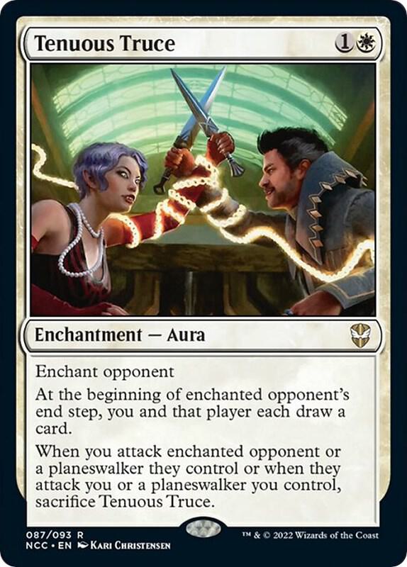 Tenuous Truce 87 card from Commander: Streets of New Capenna