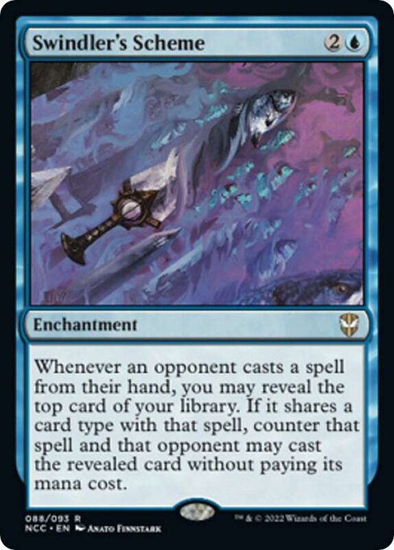 Swindler's Scheme 88 card from Commander: Streets of New Capenna