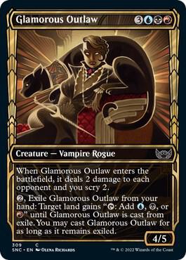 Glamorous Outlaw (Showcase) 309 card from Streets of New Capenna