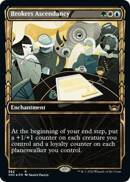 Brokers Ascendancy (Gilded Foil) 362 card from Streets of New Capenna