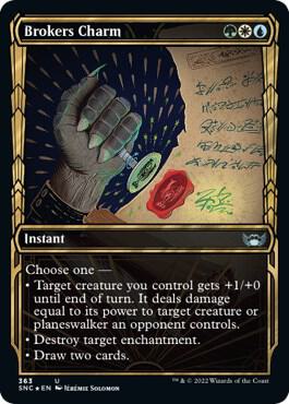 Brokers Charm (Gilded Foil) 363 card from Streets of New Capenna