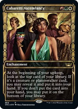 Cabaretti Ascendancy (Gilded Foil) 364 card from Streets of New Capenna