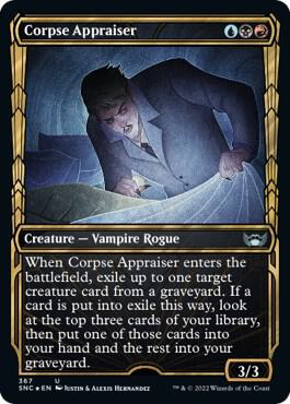 Corpse Appraiser (Gilded Foil) 367 card from Streets of New Capenna