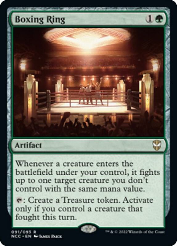 Boxing Ring 91 card from Commander: Streets of New Capenna