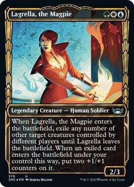 Lagrella, the Magpie (Gilded Foil) 379 card from Streets of New Capenna