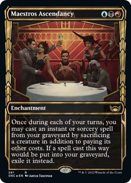 Maestros Ascendancy (Gilded Foil) 381 card from Streets of New Capenna
