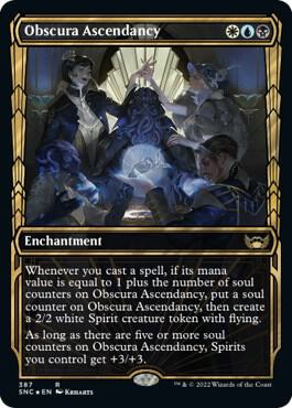 Obscura Ascendancy (Gilded Foil) 387 card from Streets of New Capenna