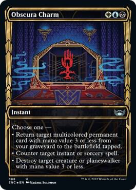 Obscura Charm (Gilded Foil) 388 card from Streets of New Capenna