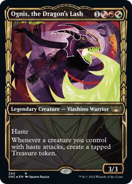 Ognis, the Dragon's Lash (Gilded Foil) 390 card from Streets of New Capenna