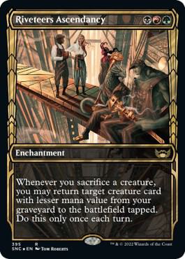 Riveteers Ascendancy (Gilded Foil) 395 card from Streets of New Capenna