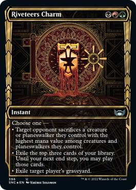 Riveteers Charm (Gilded Foil) 396 card from Streets of New Capenna