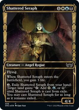 Shattered Seraph (Gilded Foil) 398 card from Streets of New Capenna